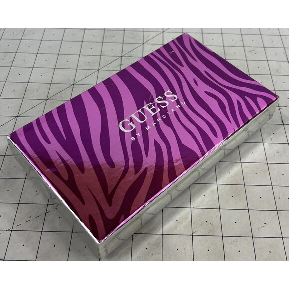 Guess By Marciano Gold Wallet Clutch NIB Leopard Print Interior New~~ - Picture 8 of 8